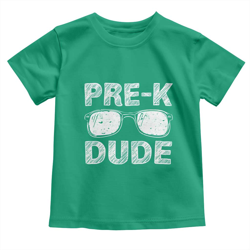 Pre-K Dude Cool First Day of Preschool Toddler T Shirt Back to School Boys Gift