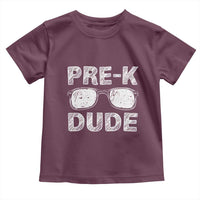 Pre-K Dude Cool First Day of Preschool Toddler T Shirt Back to School Boys Gift