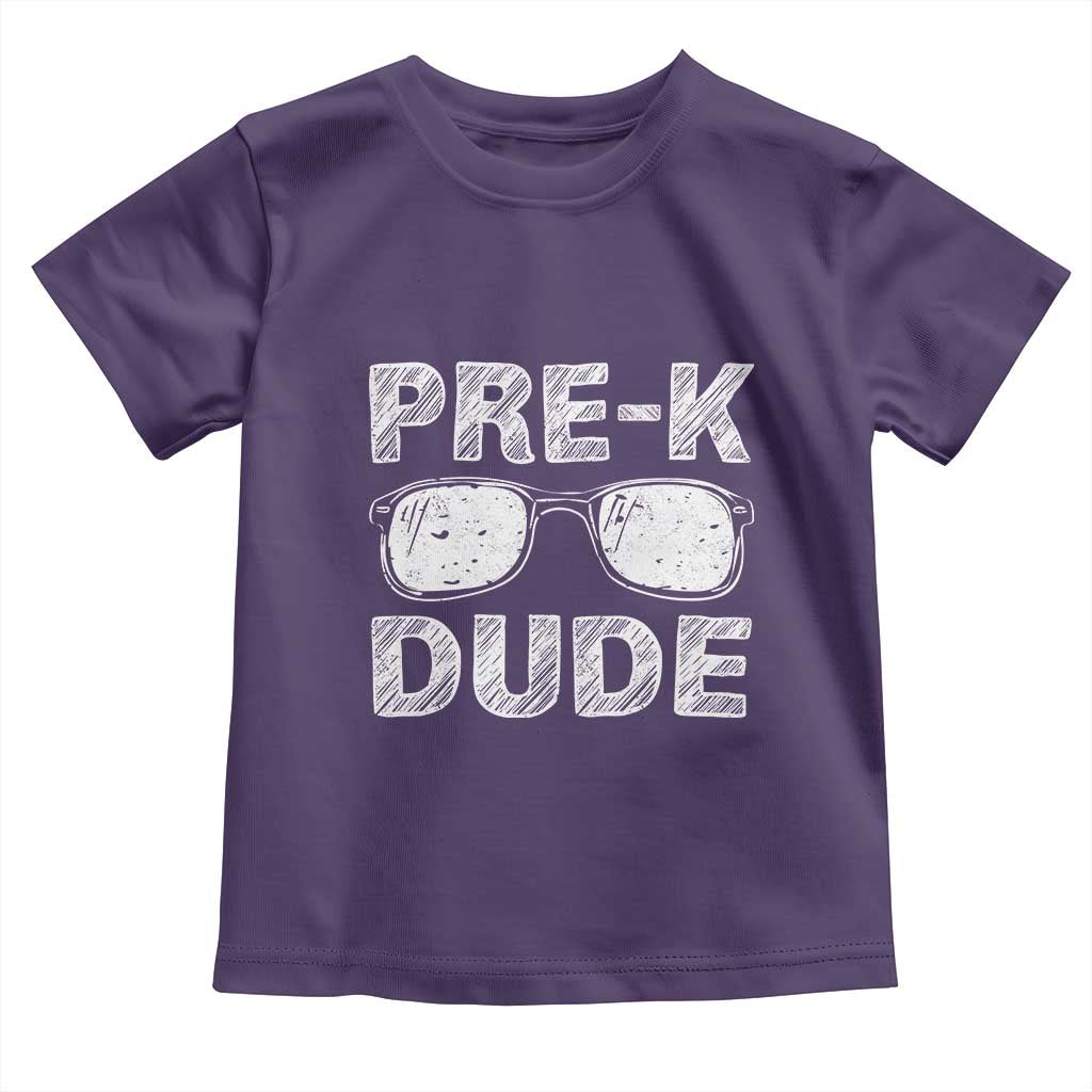 Pre-K Dude Cool First Day of Preschool Toddler T Shirt Back to School Boys Gift
