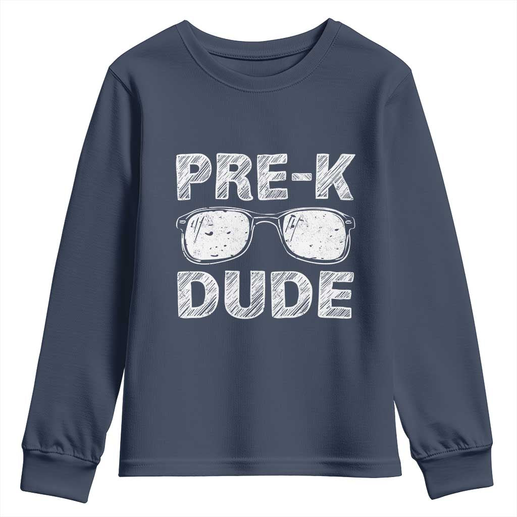 Pre-K Dude Cool First Day of Preschool Youth Sweatshirt Back to School Boys Gift