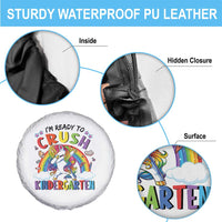 Ready to Crush Kindergarten Cute Girls Spare Tire Cover First Day Back to School