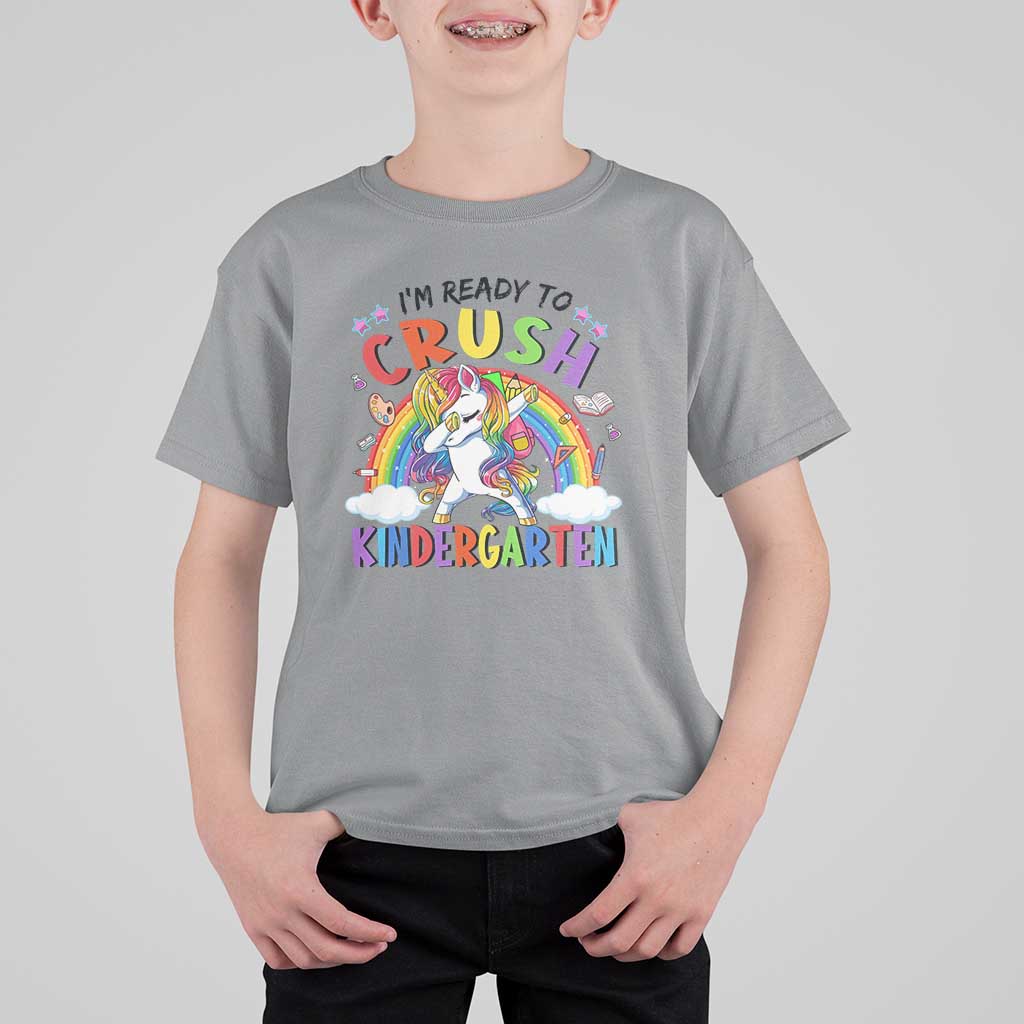 Kids Girl Crush Kindergarten T Shirt For Kid First Day Back to School