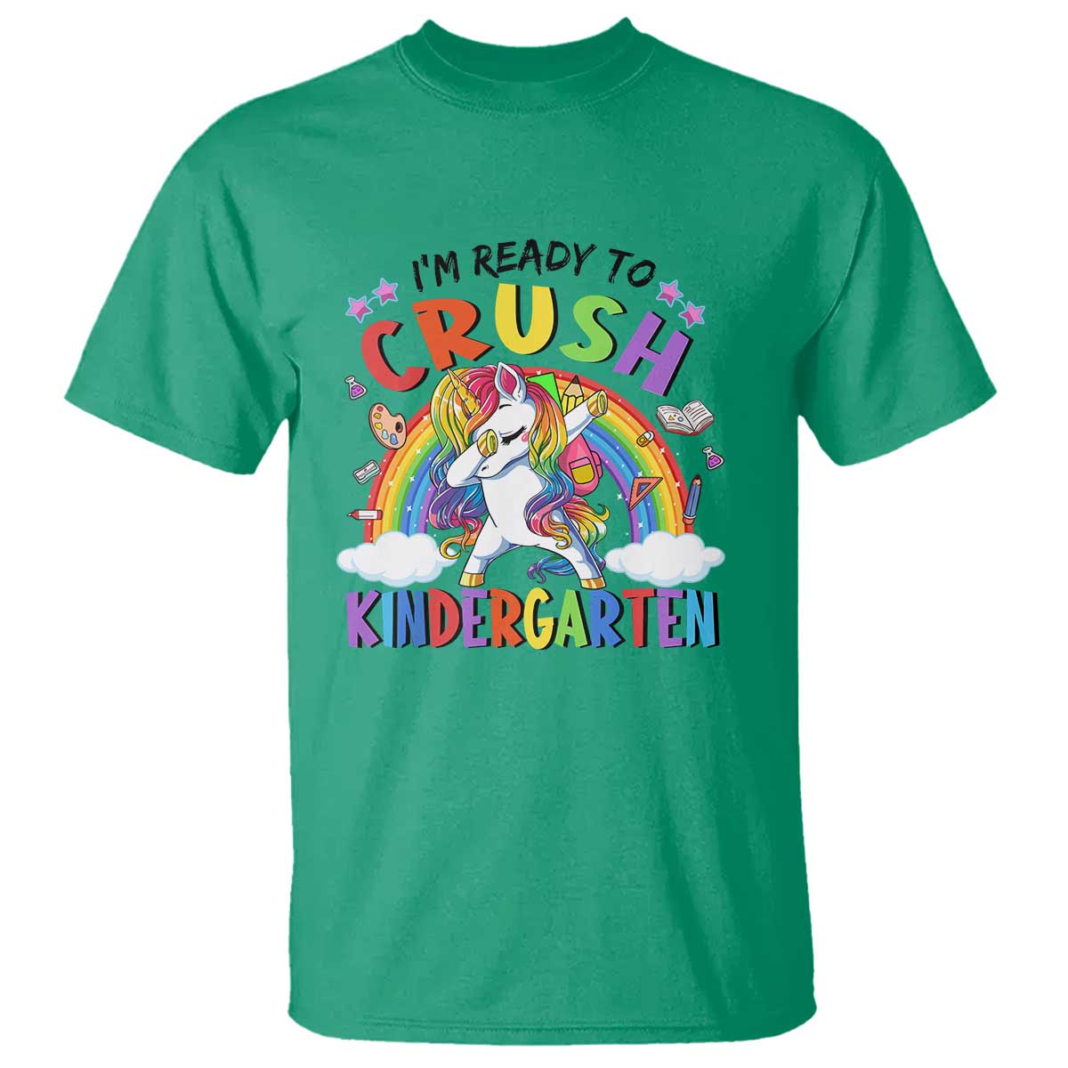 Kids Girl Crush Kindergarten T Shirt First Day Back to School - Wonder Print Shop