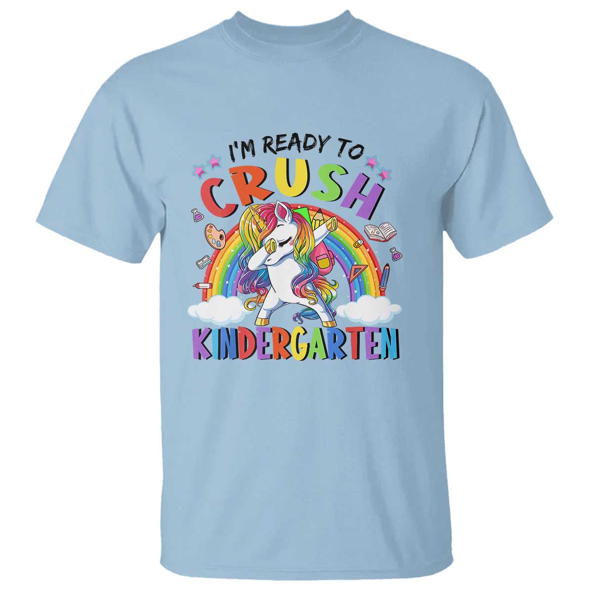 Kids Girl Crush Kindergarten T Shirt First Day Back to School - Wonder Print Shop