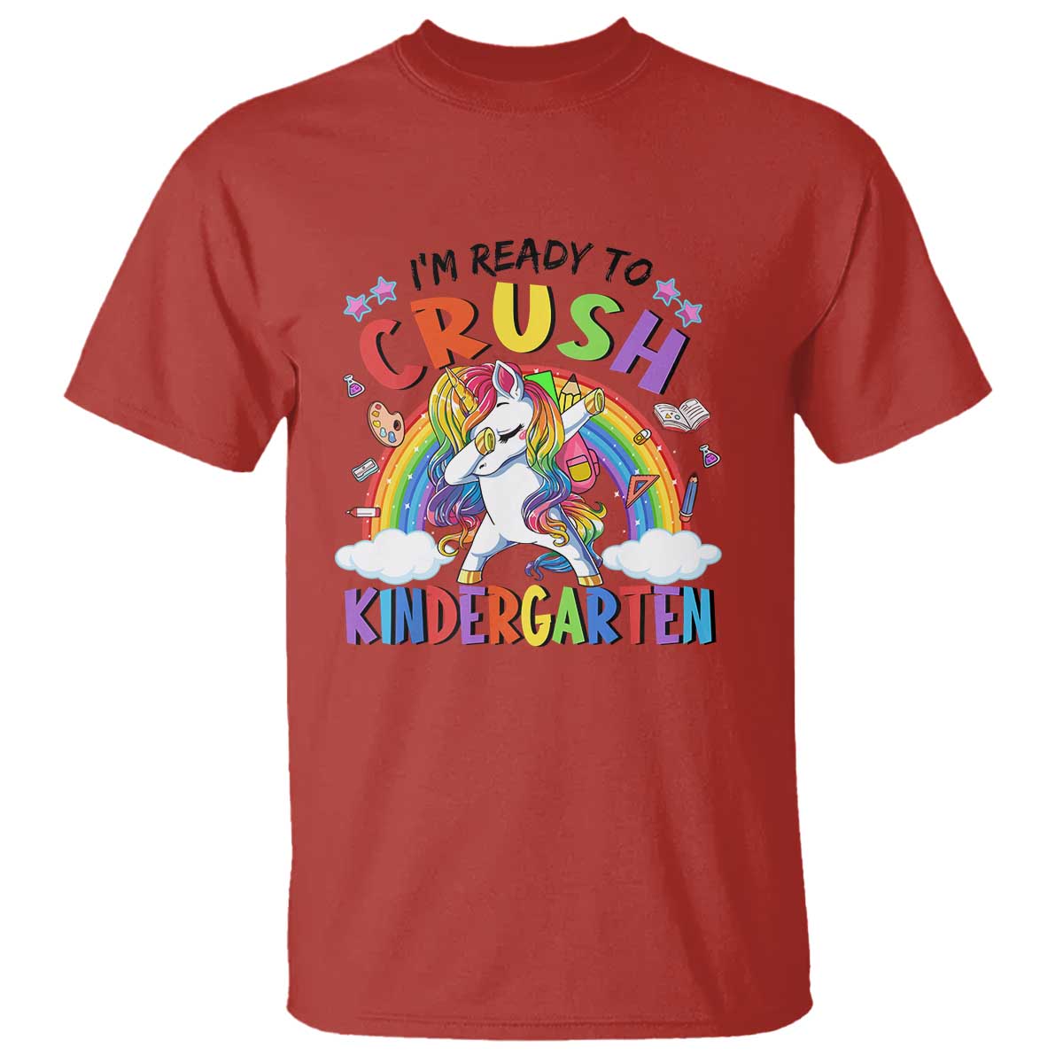 Kids Girl Crush Kindergarten T Shirt First Day Back to School - Wonder Print Shop