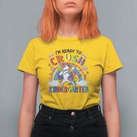 Kids Girl Crush Kindergarten T Shirt For Women First Day Back to School