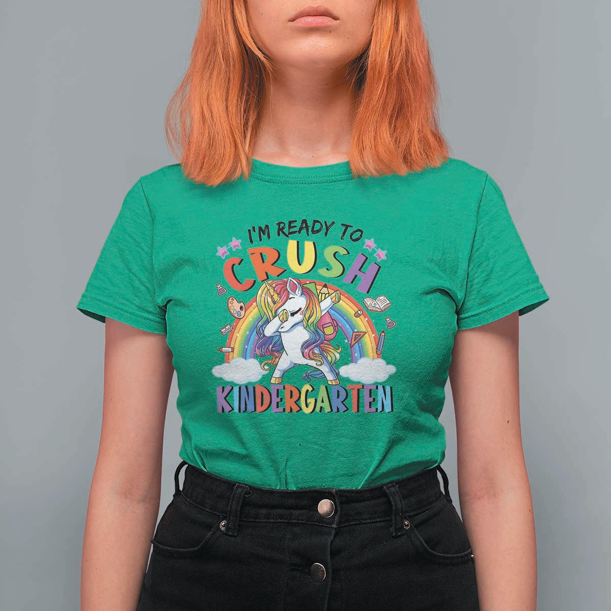 Kids Girl Crush Kindergarten T Shirt For Women First Day Back to School