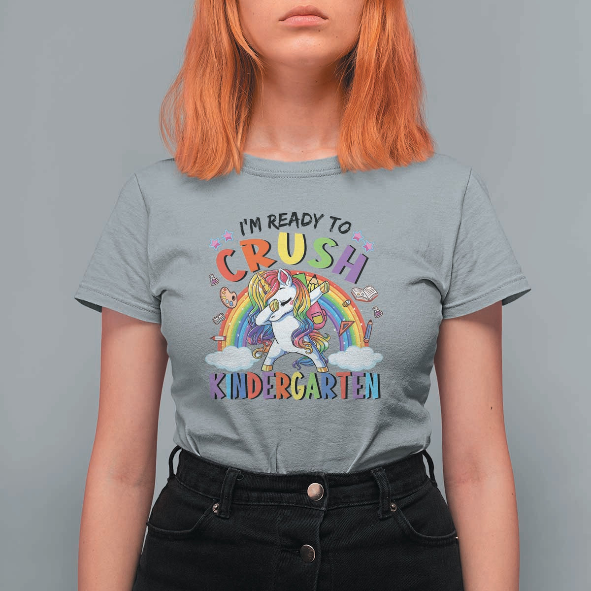 Kids Girl Crush Kindergarten T Shirt For Women First Day Back to School