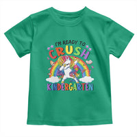 Ready to Crush Kindergarten Cute Girls Toddler T Shirt First Day Back to School