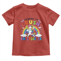 Ready to Crush Kindergarten Cute Girls Toddler T Shirt First Day Back to School