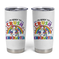 Ready to Crush Kindergarten Cute Girls Tumbler Cup First Day Back to School