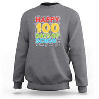 Happy 100 Days Sweatshirt 100th Day of School Celebration - Wonder Print Shop