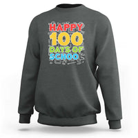 Happy 100 Days Sweatshirt 100th Day of School Celebration - Wonder Print Shop