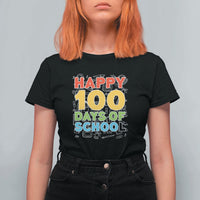 Happy 100 Days T Shirt For Women 100th Day of School Celebration
