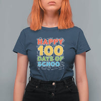 Happy 100 Days T Shirt For Women 100th Day of School Celebration