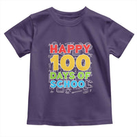 Happy 100 Days of School Toddler T Shirt Cute Celebration Gift for Teachers and Kids