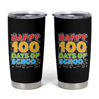 Happy 100 Days of School Tumbler Cup Cute Celebration Gift for Teachers and Kids