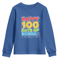 Happy 100 Days of School Youth Sweatshirt Cute Celebration Gift for Teachers and Kids