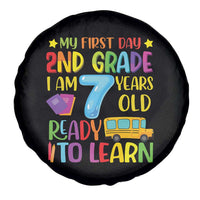 My First Day of 2nd Grade Spare Tire Cover Ready to Learn Back to School