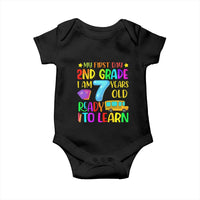 My First Day of 2nd Grade Baby Onesie Ready to Learn Back to School