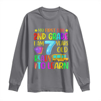 My First Day of 2nd Grade Long Sleeve Shirt Ready to Learn Back to School