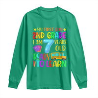 My First Day of 2nd Grade Long Sleeve Shirt Ready to Learn Back to School
