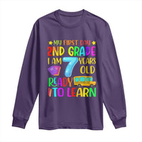 My First Day of 2nd Grade Long Sleeve Shirt Ready to Learn Back to School