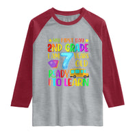 My First Day of 2nd Grade Raglan Shirt Ready to Learn Back to School