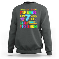 My First Day of 2nd Grade Sweatshirt Ready to Learn, Back to School - Wonder Print Shop