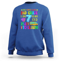 My First Day of 2nd Grade Sweatshirt Ready to Learn, Back to School - Wonder Print Shop