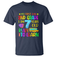 My First Day of 2nd Grade T Shirt Ready to Learn, Back to School - Wonder Print Shop