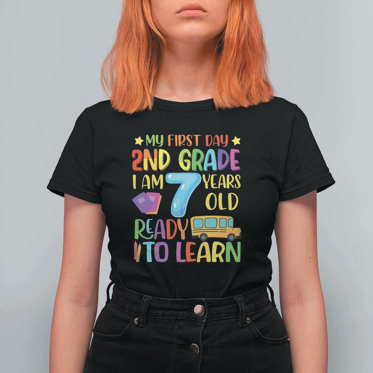 My First Day of 2nd Grade T Shirt For Women Ready to Learn, Back to School