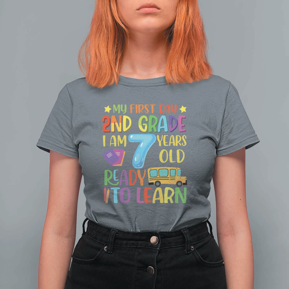 My First Day of 2nd Grade T Shirt For Women Ready to Learn, Back to School
