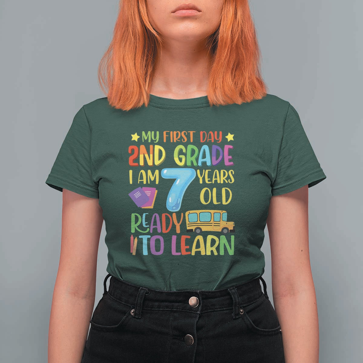 My First Day of 2nd Grade T Shirt For Women Ready to Learn, Back to School