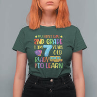 My First Day of 2nd Grade T Shirt For Women Ready to Learn, Back to School