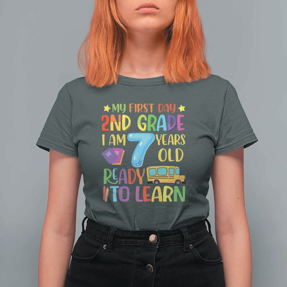 My First Day of 2nd Grade T Shirt For Women Ready to Learn, Back to School