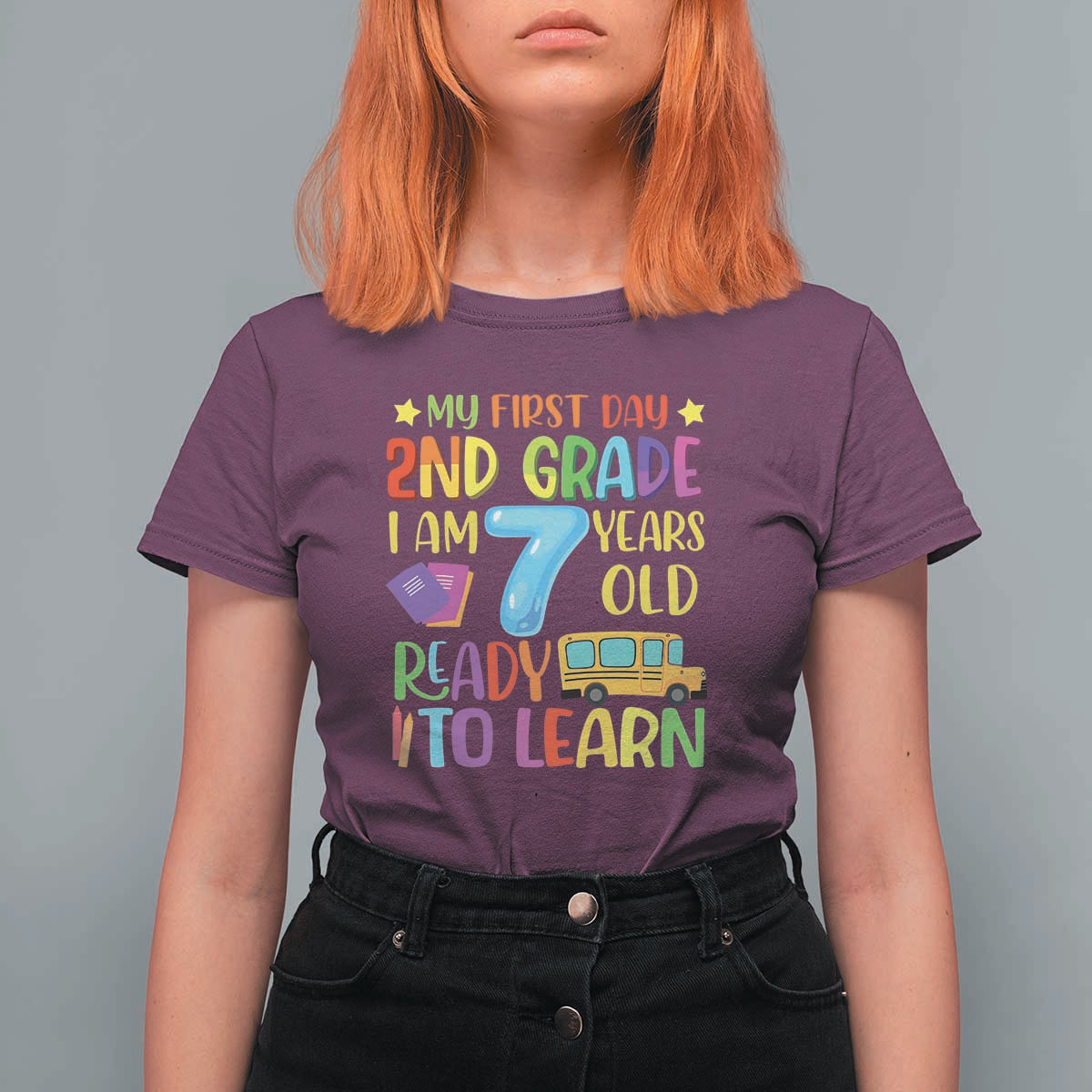My First Day of 2nd Grade T Shirt For Women Ready to Learn, Back to School