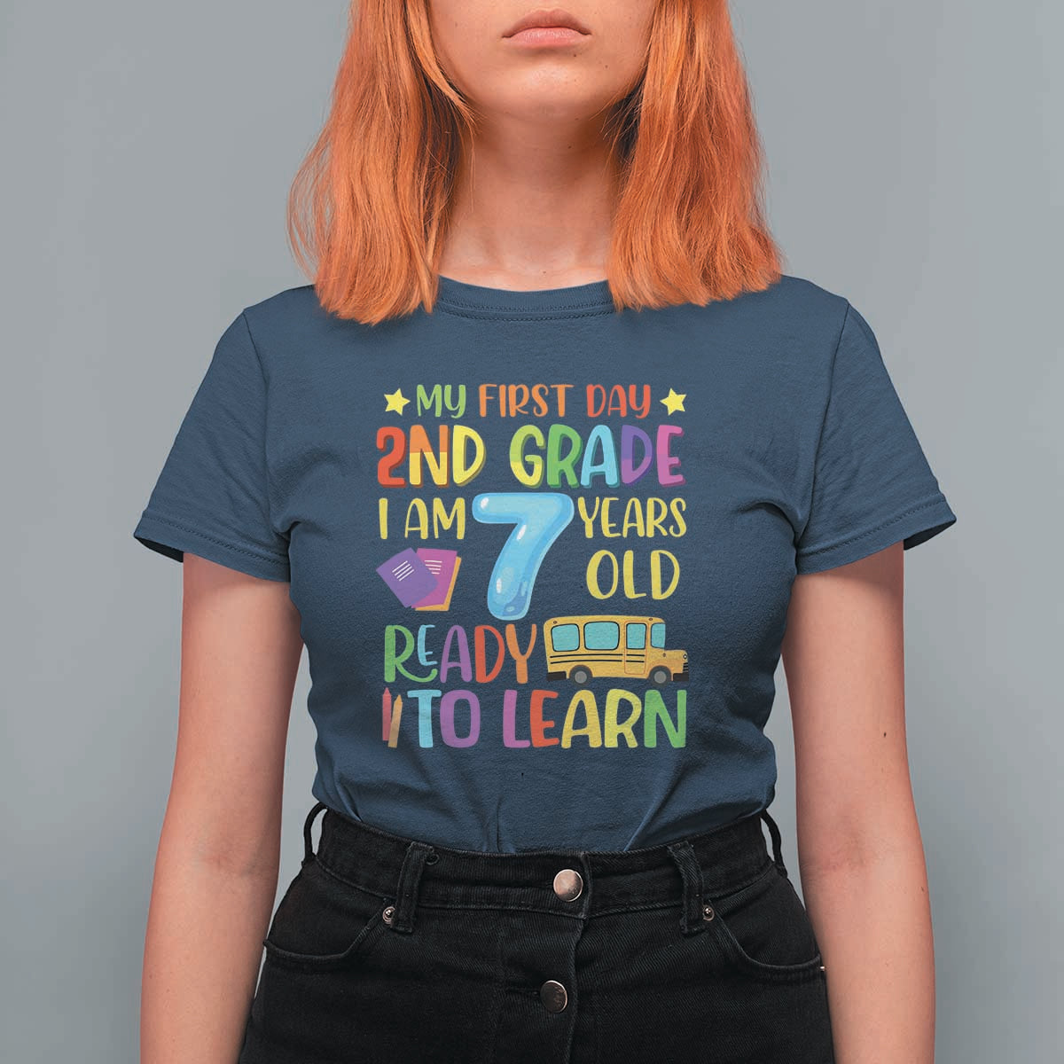 My First Day of 2nd Grade T Shirt For Women Ready to Learn, Back to School