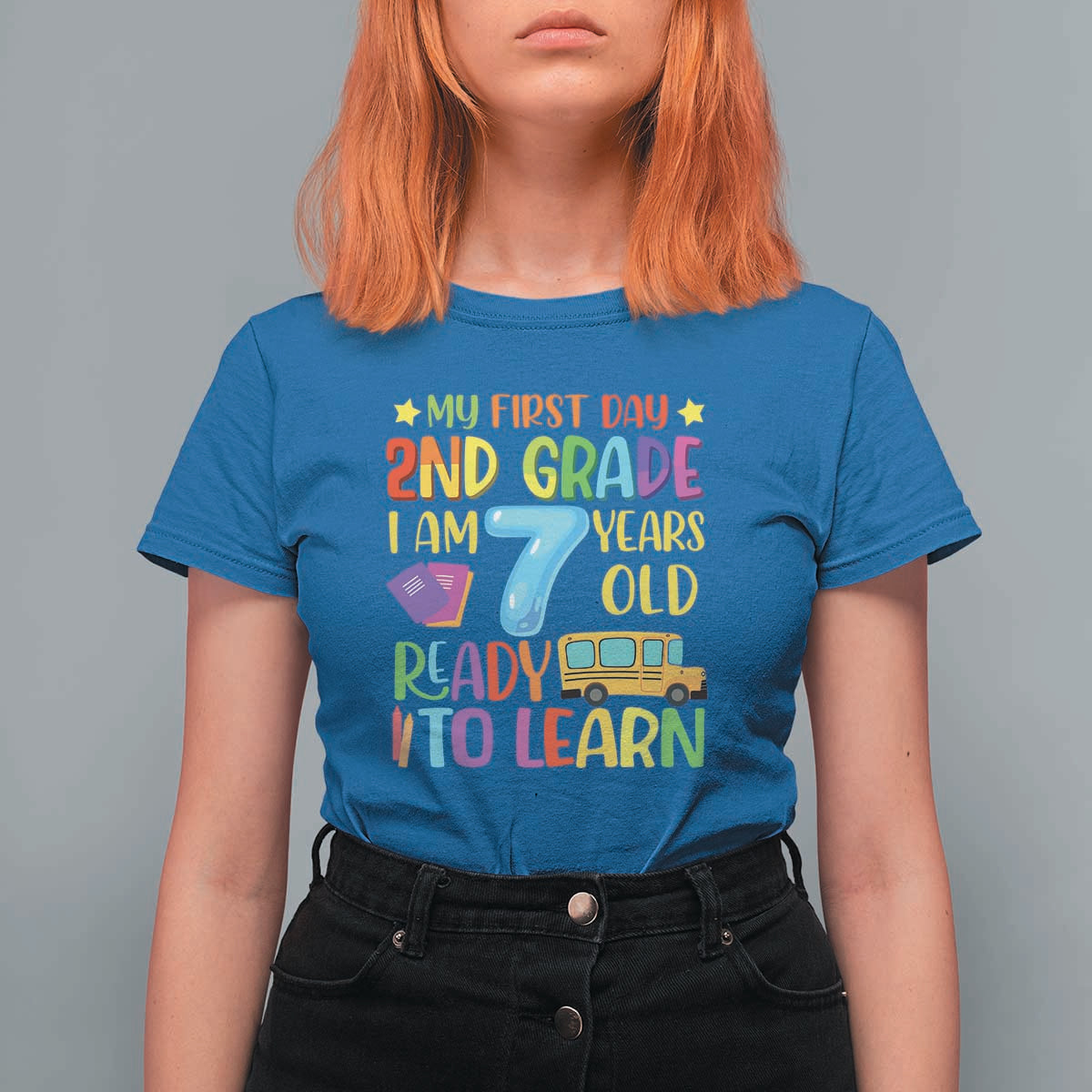My First Day of 2nd Grade T Shirt For Women Ready to Learn, Back to School