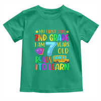 My First Day of 2nd Grade Toddler T Shirt Ready to Learn Back to School