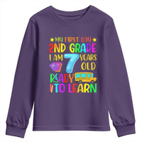 My First Day of 2nd Grade Youth Sweatshirt Ready to Learn Back to School