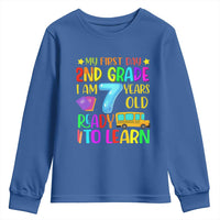 My First Day of 2nd Grade Youth Sweatshirt Ready to Learn Back to School