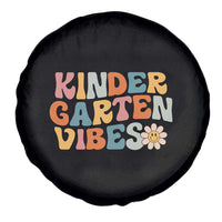 Retro Kindergarten Vibes Spare Tire Cover Cute Kinder Crew First Day of School