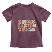 Retro Kindergarten Vibes Toddler T Shirt Cute Kinder Crew First Day of School