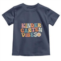 Retro Kindergarten Vibes Toddler T Shirt Cute Kinder Crew First Day of School