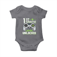 Leveling Up To School Funny Gamer Boys Baby Onesie First Day Back to School Gift