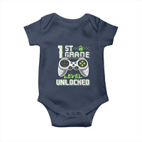 Leveling Up To School Funny Gamer Boys Baby Onesie First Day Back to School Gift