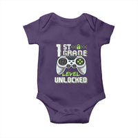 Leveling Up To School Funny Gamer Boys Baby Onesie First Day Back to School Gift