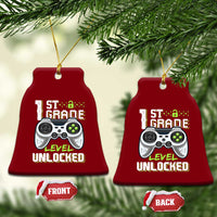 Leveling Up To School Funny Gamer Boys Ceramic Ornament First Day Back to School Gift