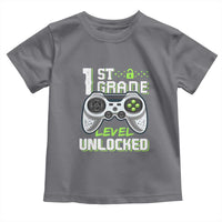 Leveling Up To School Funny Gamer Boys Toddler T Shirt First Day Back to School Gift